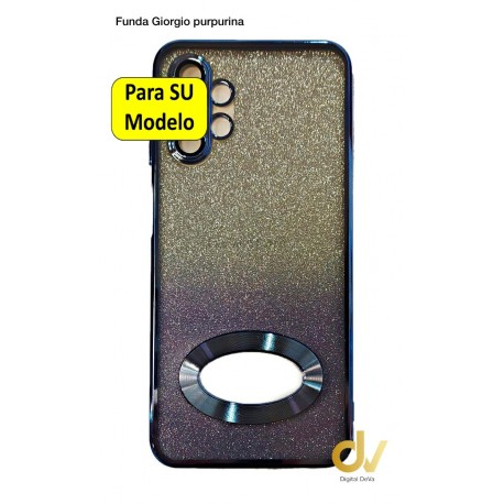 Realme C33 Funda Giorgio Purpurina Azul