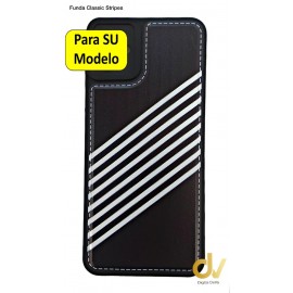iPhone 13 Pro Max Funda Classic Stripes Negro