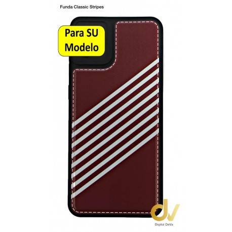 iPhone 13 Pro 6.1 Funda Classic Stripes Rojo