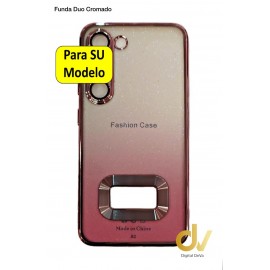 S21 FE 5G Samsung Funda Duo Cromado Rosa