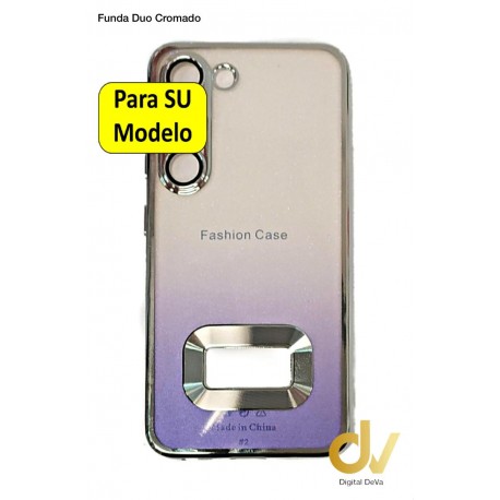 Realme C33 Funda Duo Cromado Plata
