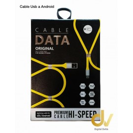 Cable Usb a Android Blanco