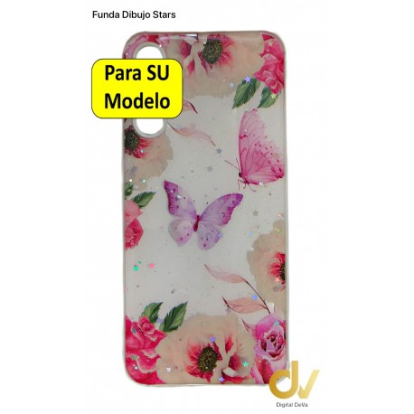 Redmi 12C Xiaomi Funda Dibujo Stars Mariposas