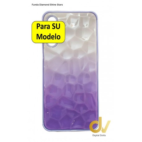 A14 5G Samsung Funda Diamond Shine Stars Lila