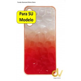 iPhone 14 Pro Max Funda Diamond Shine Stars Rojo