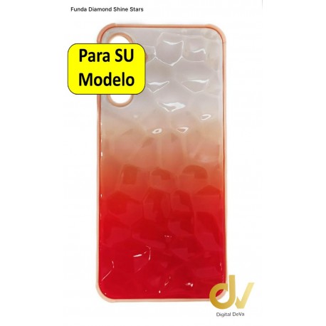 Redmi Note 12 Pro 5G Xiaomi Funda Diamond Shine Stars Rojo