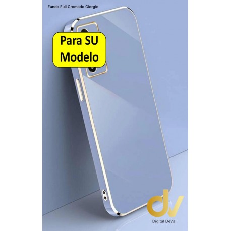 iPhone 14 Pro Max Funda Full Cromado Giorgio Gris