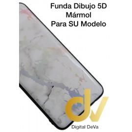 A50 Samsung Funda Dibujo 5D Marmol Blanco