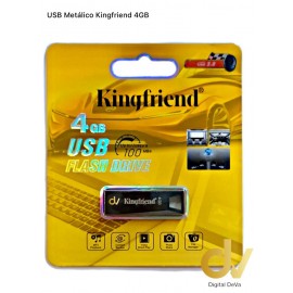 USB Metálico Kingfriend 4GB
