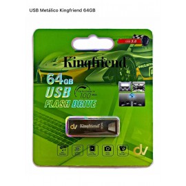 USB Metálico Kingfriend 64GB