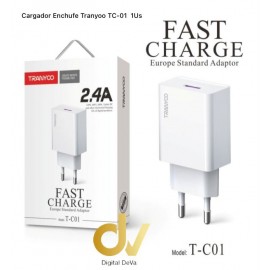 Cargador Enchufe Tranyoo T-C01 1Us