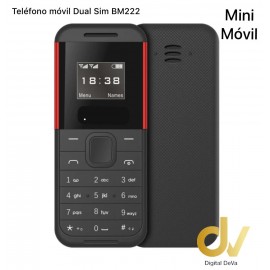 Teléfono Móvil Dual Sim BM222 Negro / Rojo