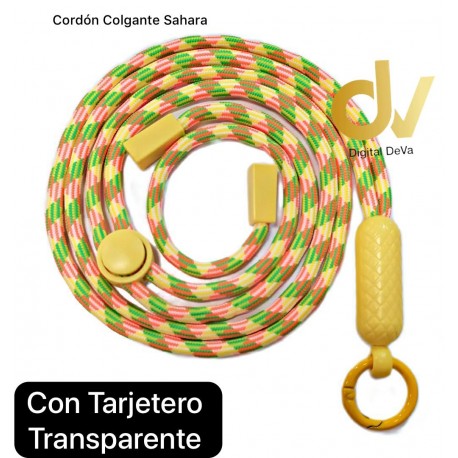 Cordón Con Colgante Sahara Amarillo