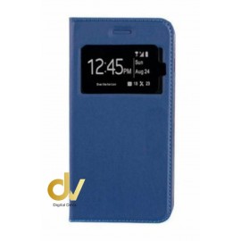 iPhone 7 Plus / 8 Plus Funda Libro 1 Ventana con cierre Imantada Azul