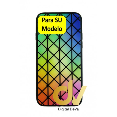 iPhone 7G / 8G Funda Dibujo Con Vidrio Templado Colores