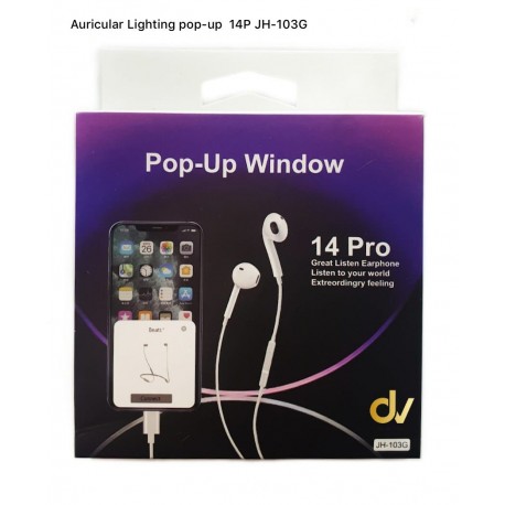 Auricular Lighting Pop-Up 14P JH-103G