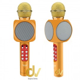 Altavoz Karaoke Bluetooth DV1816 Dorado