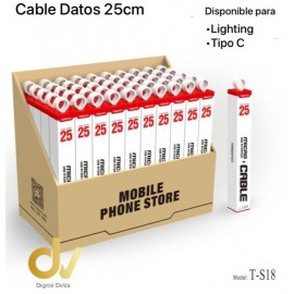 Cable Datos 25cm Tipo C TR-S18SC Tranyoo