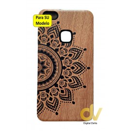 P10 Lite Huawei Funda Madera Efect Media Mandala