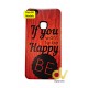 P10 Lite Huawei Funda Madera Efect Happy