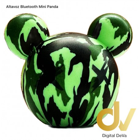 Altavoz Bluetooth Mini Panda Militar