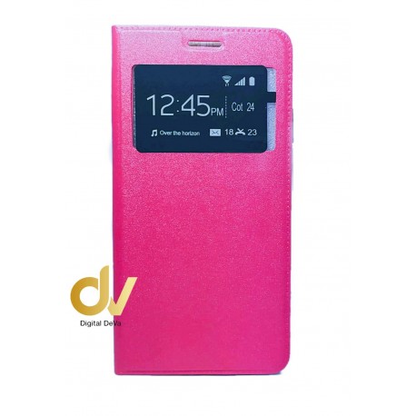 iPhone 15 Pro Funda Libro 1 Ventana Con Cierre Imantada Rosa