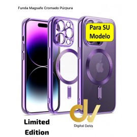 iPhone 15 Pro Funda MagSafe Cromado Lila