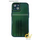 iPhone 15 Pro Funda Chapeau Metálico Verde
