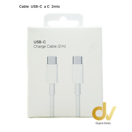 Cable  USB-C  a C  2mts