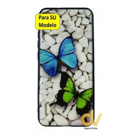 Mi A3 Xiaomi Funda Dibujo 5D Mariposas