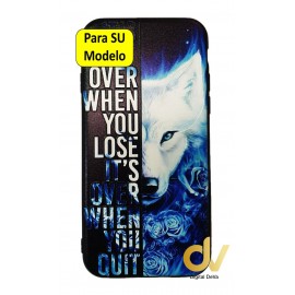 iPhone 7G / 8G Funda Dibujo 5D Lobo Blanco