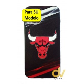 iPhone 12 6.1 / 12 Pro 6.1 Funda Dibujo 5D Toro Rojo