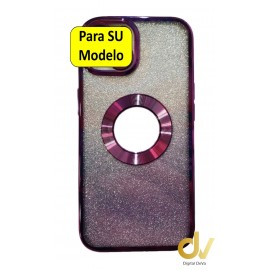 iPhone 15 Pro Funda Giorgio Purpurina Lila