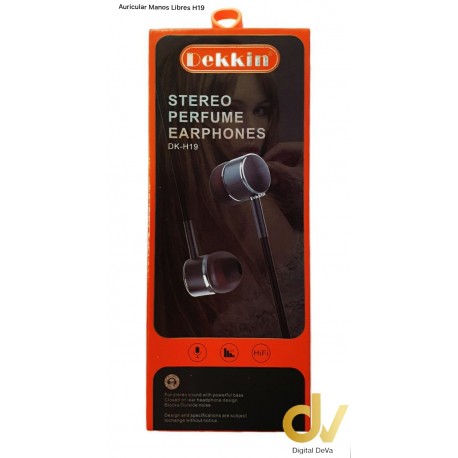 Auricular Manos Libres Jack 3.5mm DK- H19