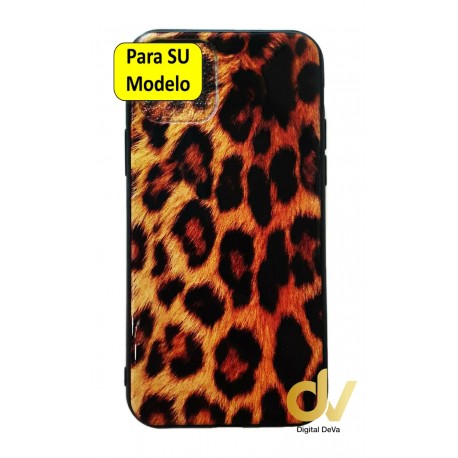 S20 Plus Samsung Funda Dibujo 5D Piel Leopardo