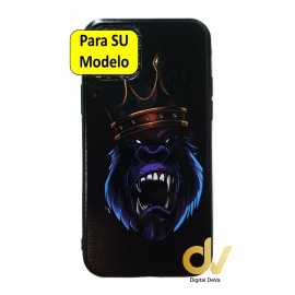 iPhone 11 Pro Funda Dibujo 5D Mono Rey