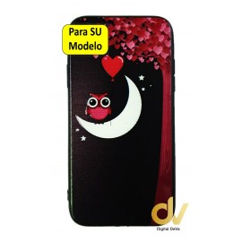 A20E Samsung Funda Dibujo 5D Buho Luna