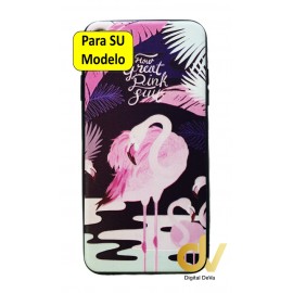 iPhone XS Max Funda Dibujo 5D Flamencos