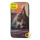 Note 10 Samsung Funda Dibujo 5D Gato Ojos Azules