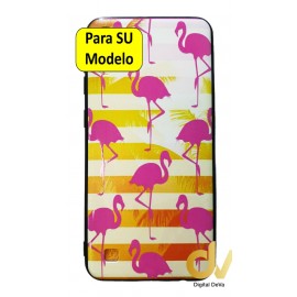 Note 10 Plus / Pro Samsung Funda Dibujo 5D Flamencos