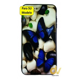 A20E Samsung Funda Dibujo 5D Mariposas Azules