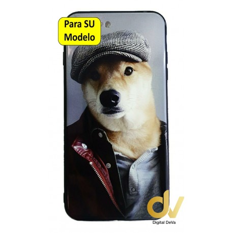 iPhone 7 Plus / 8 Plus Funda Dibujo 5D Perro Elegante