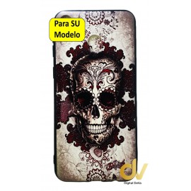 J6 Plus Samsung Funda Dibujo 5D Calavera