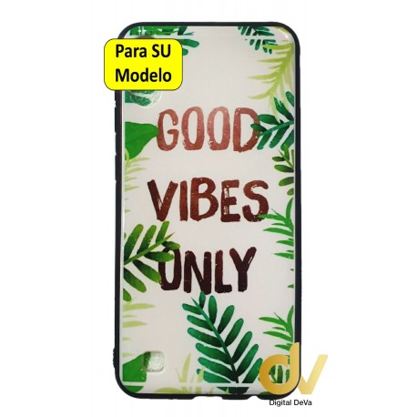 A40 Samsung Funda Dibujo 5D Good Vibes Only