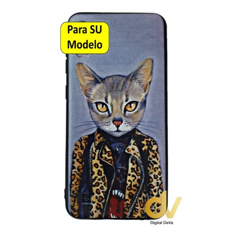 Note 10 Samsung Funda Dibujo 5D Gato Camisa