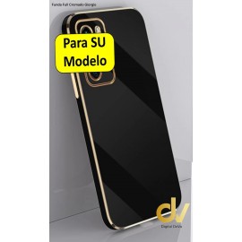 S23 FE Samsung Funda Full Cromado Giorgio Negro