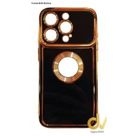 iPhone 15 Pro Funda Brilli Bertina Negro
