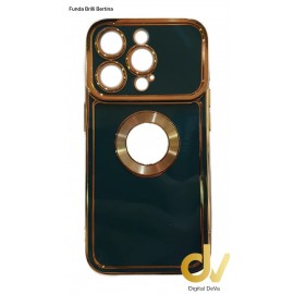 iPhone 15 Pro Funda Brilli Bertina Verde