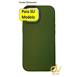 iPhone 15 Pro Max Funda Ultra Suave Verde Oliva