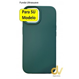 iPhone 14 6.1 Pro Funda Ultra Suave Verde Esmeralda